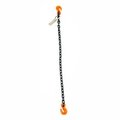 Mazzella Mazzella Lifting B151061 12' Single Leg Chain Sling W/ Grab Hook S5103812S03